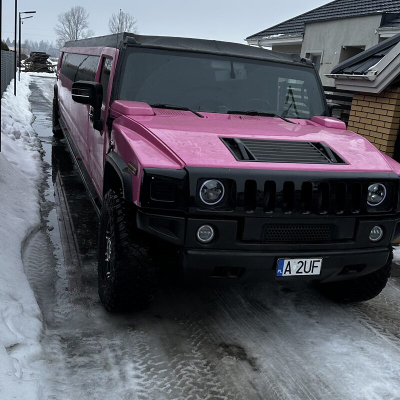 Hummer H2  14-metrowa Pink